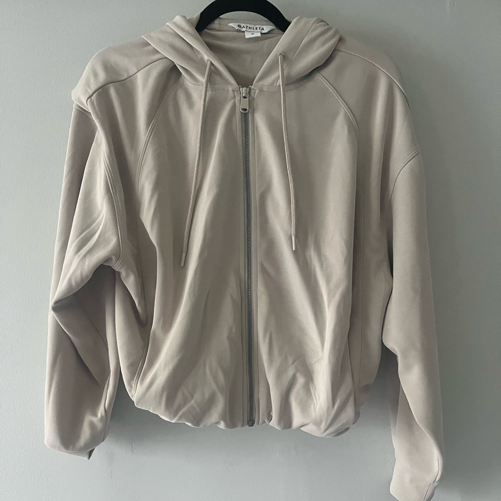 Athleta Women's Cream Hoodie